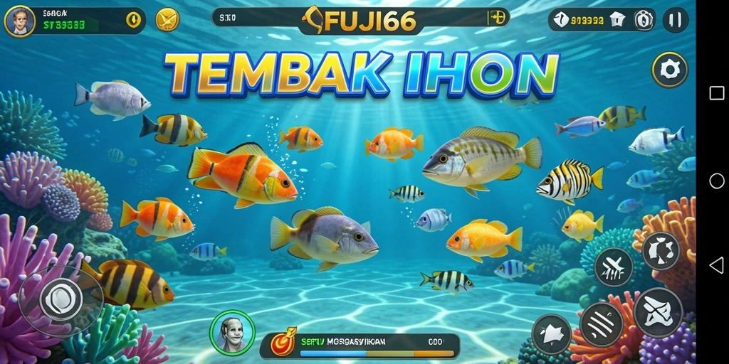Grafis menawan dari gameplay FUJI66 Tembak Ikan.