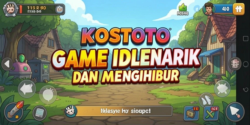 Screenshot gameplay KOSTOTO menunjukkan keseruan bermain Idle.