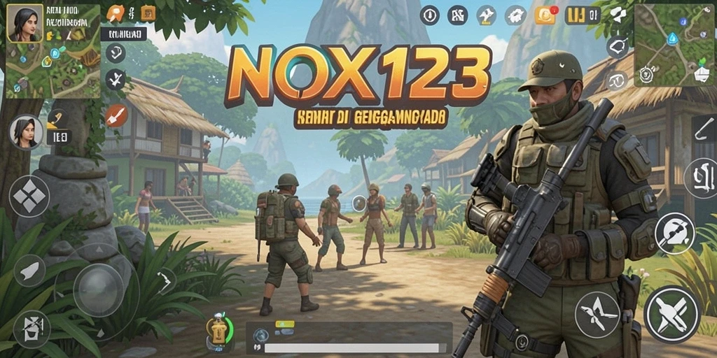 Gameplay menarik dari NOX123 yang penuh interaksi.
