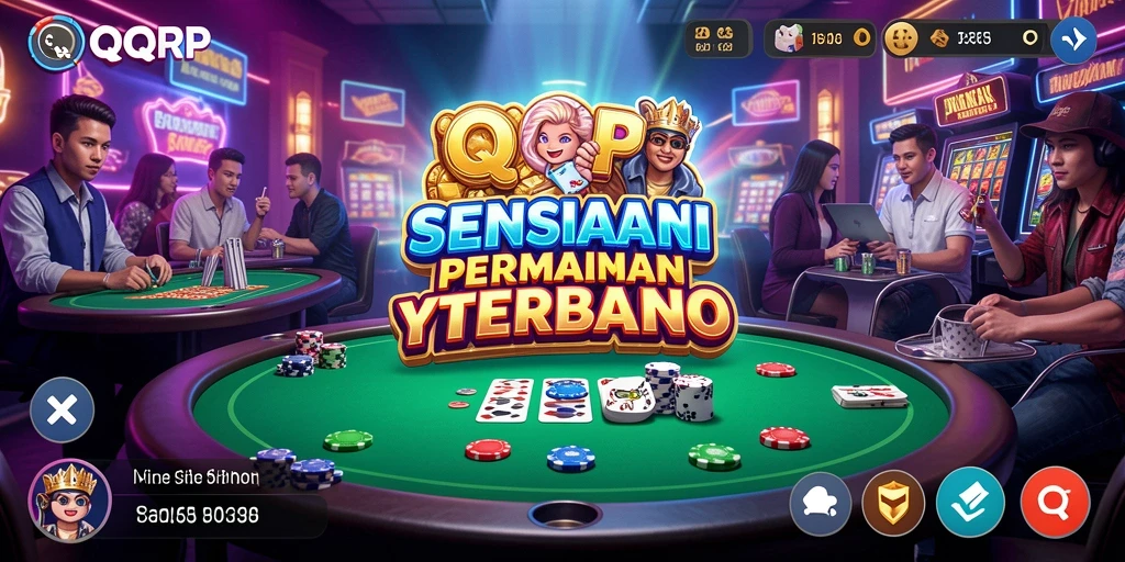 Screenshot gameplay <strong>QQRP</strong> menampilkan momen seru di kasino.