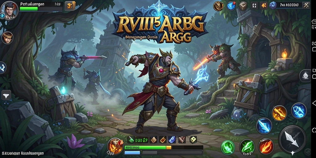 Tampilan menakjubkan dari gameplay ARPG RVIP5.