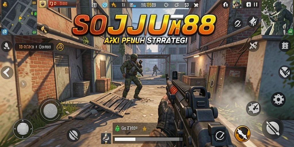 Tampilkan gameplay mendebarkan dari SOJU88 dengan pertarungan intens.